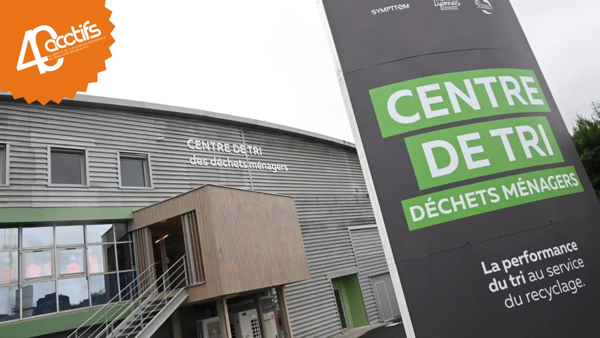 Visite du centre de tri de Firminy